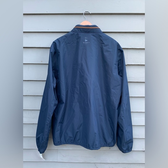 NWT NEW Barbour Menton Zip Up Waterproof Bomber Storm Force Navy Camo Jacket XXL - Picture 12 of 16